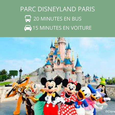 Coeur De Ville Avec Parking+Gare A Proximite De Disney Et Paris Lagny Exterior foto