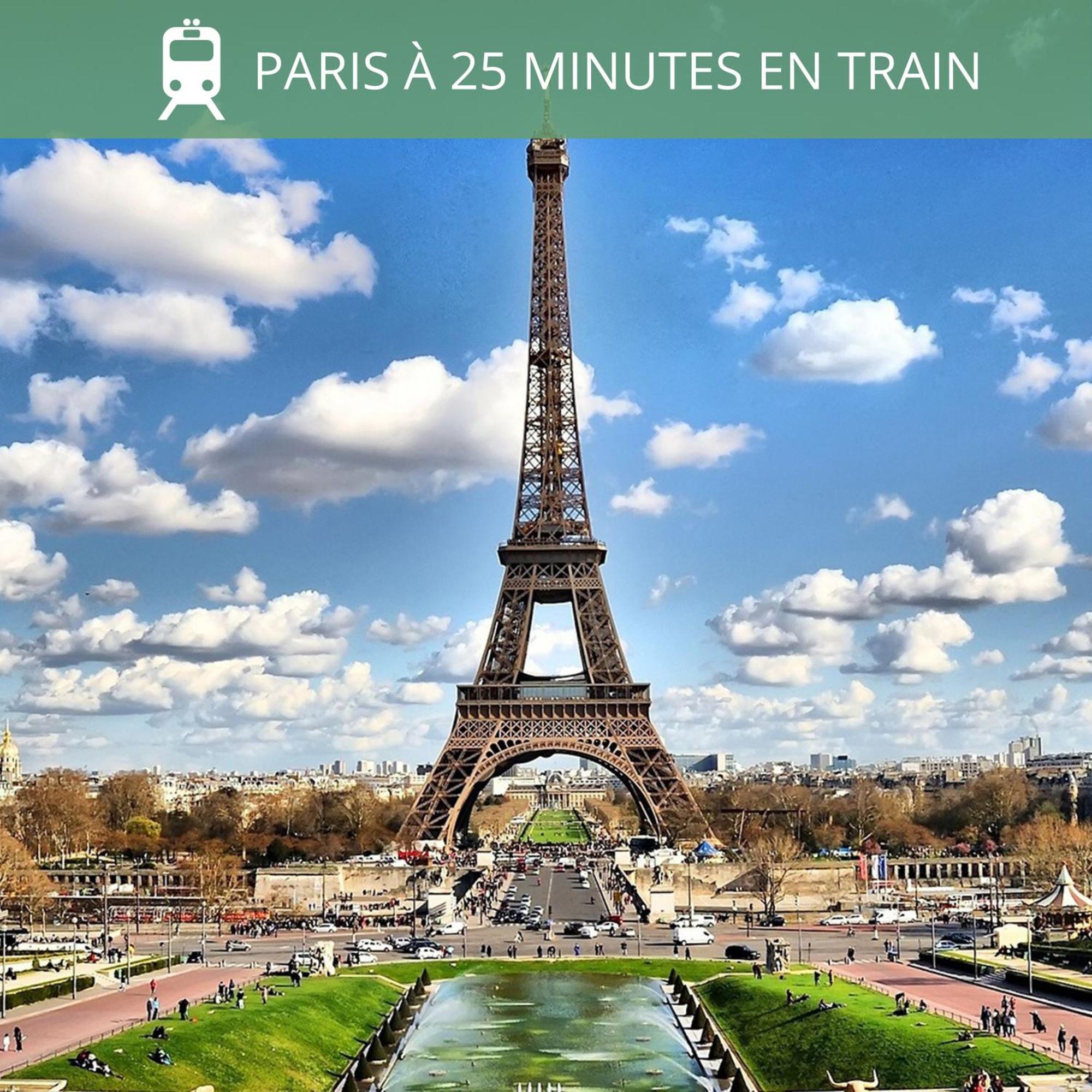 Coeur De Ville Avec Parking+Gare A Proximite De Disney Et Paris Lagny Exterior foto